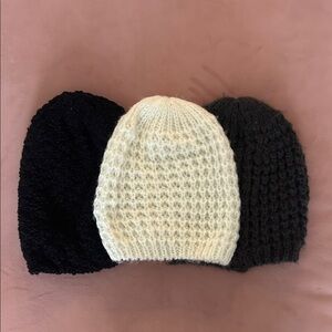 BP Cream Knit Beanie